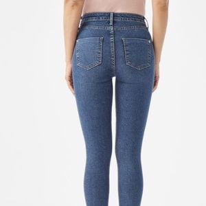 JustFab High Waisted Tummy Tamer Jeans
